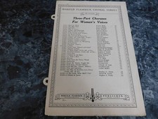 Lullaby three Part Chorus for Women's Voices