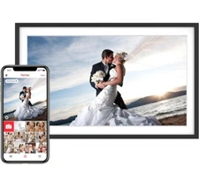 15.6'' Digital Picture Frame with 1920x1080 IPS Touch Screen, 32GB Frameo...