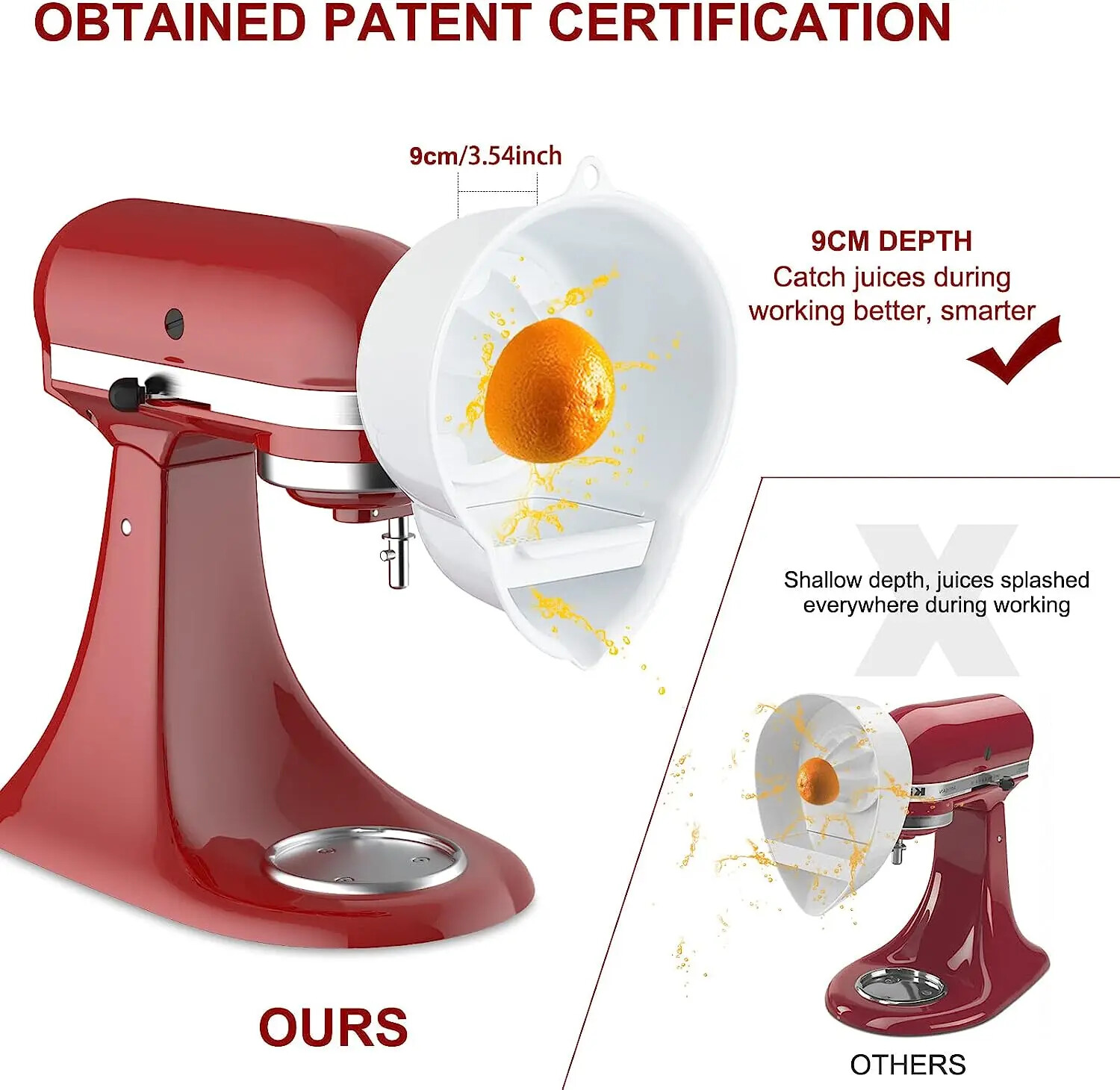 Kitchenaid Stand Mixer Citrus Juicer Attachment  -image