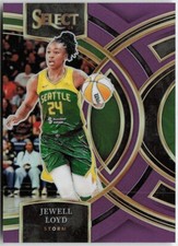 JEWELL LOYD 2024 Panini WNBA Select PREMIER LEVEL PURPLE PRIZM /149 Storm #142
