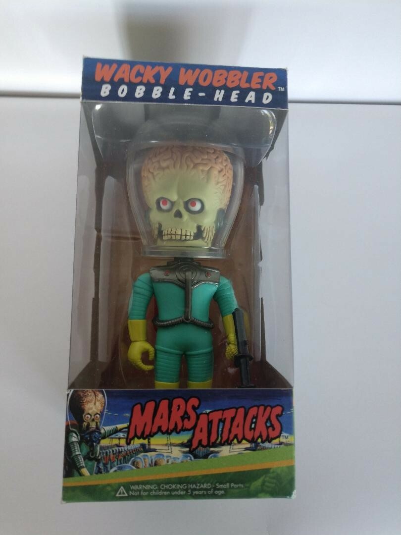 Mars Attacks Wacky Wobbler Bobble Head Funko 2012 Con Caja Original Nuevo 