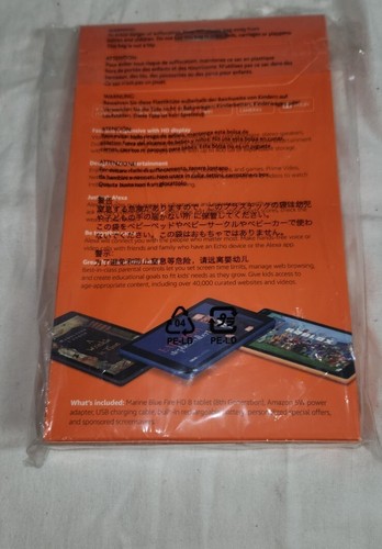 Nuovo tablet Fire HD8 Alexa Amazon 16 GB blu marino nuovo con scatola - Foto 2 di 3
