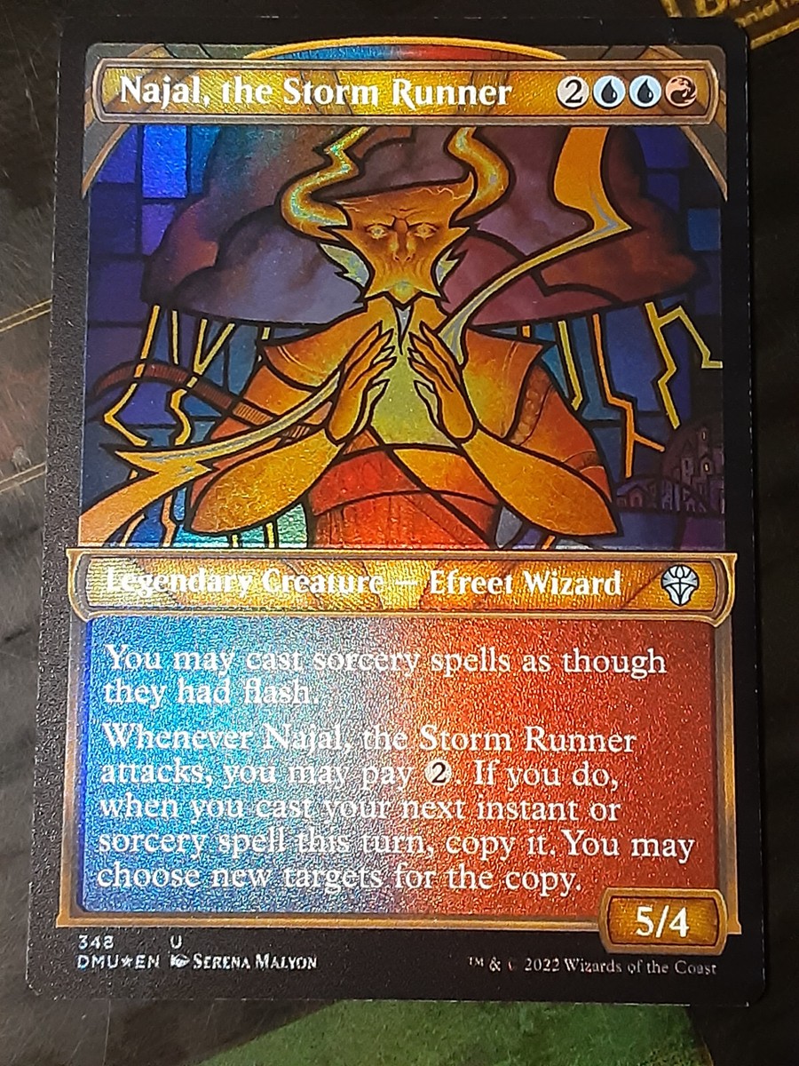 Najal the Storm Runner TEXTURED FOIL ,Dominaria United, NM,MTG