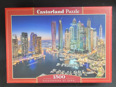 Puzzle Skyscrapers of Dubai 1500 komplett Sammlung Paket Castorland