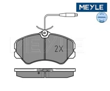 Brake pad set, disc brake Meyle 0252120519/W for Fiat