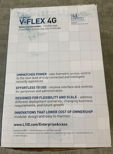 BioScrypt L-1 IDENTITY 4GFXS V-Flex 4G (S) Fingerprint Reader - Picture 8 of 9