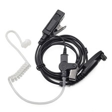 2-Wire Earpiece Headset Mic for Motorola GP328Plus GP338Plus GP344 GP388 GP688