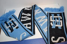 Shawn Mendes Singing Groupies! Winter Knit Scarf from Show! Blue & Black 