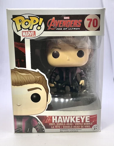 Funko POP! Marvel Avengers Age of Ultron #70 Hawkeye Vaulted W Non Mint Box