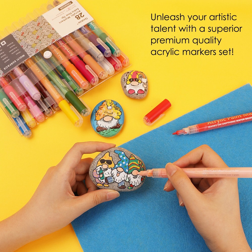 grabie-acrylic-paint-markers-28-colors-0-7-mm-extra-fine-tip-paint