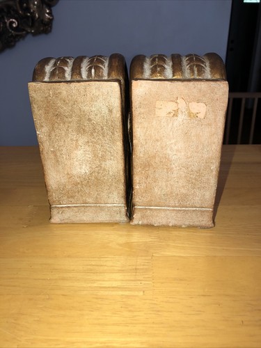 UGO ZACCAGNINI ITALY POTTERY Winged Lion BOOKENDS Corbels Saint Marks Egyptian - Picture 6 of 11