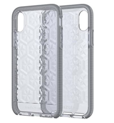Tech21 EVO GEM FlexShock IMPACTOLOGY Protection SnowFlake Clear for iPhone X 