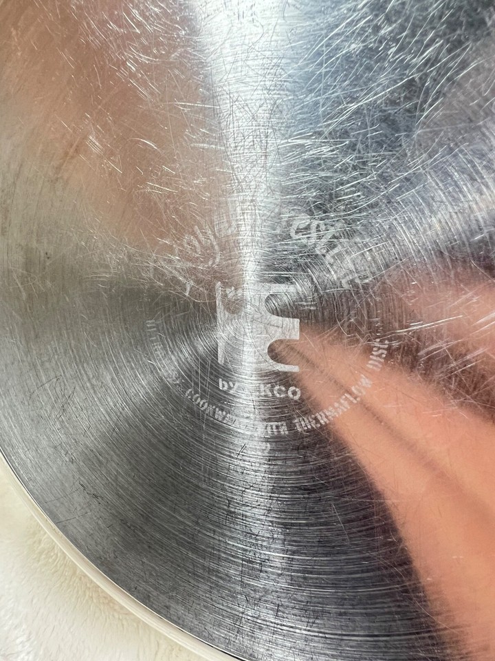 Vintage Royal Prestige Stainless Steel Saucepans 10, 8, 6.5" Skillets