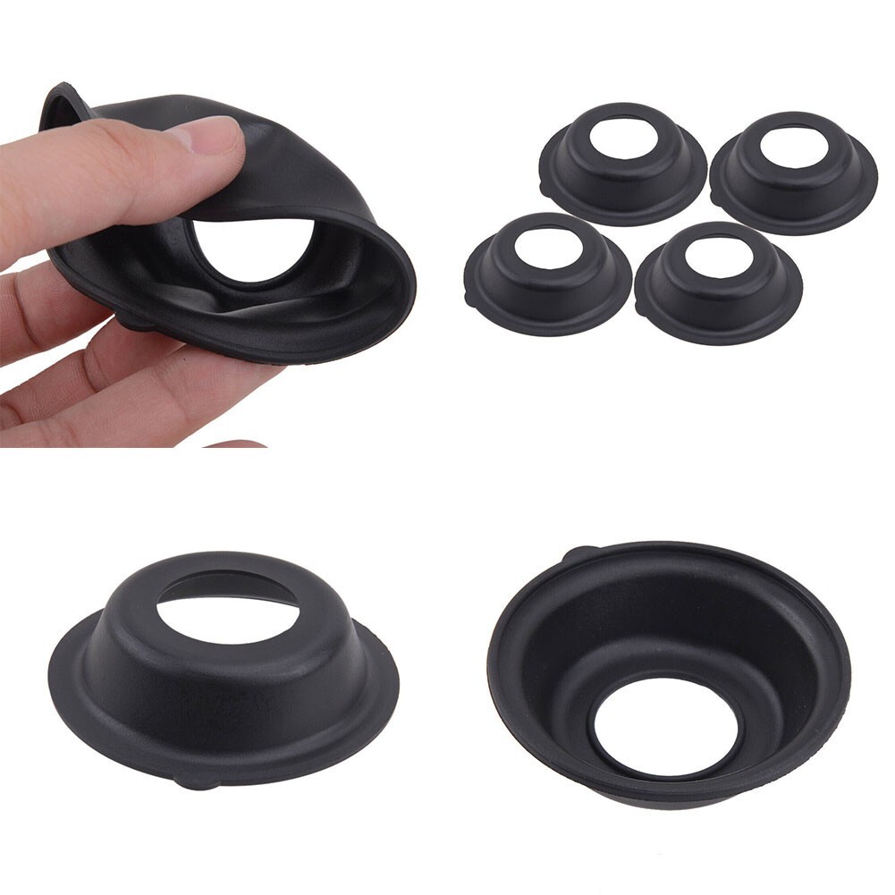 4 Stück Motorrad Vergaser Membranen - Für Yamaha SR250 & XS650