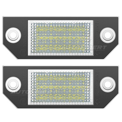 2x LED KennzeichenBeleuchtung Für Ford Focus 2 MK2 C-Max 1 MK1 Nummernschild DE