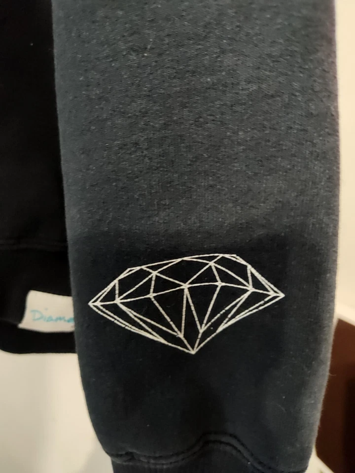 Diamond Supply Co.-UNISEX Crew Neck Sweatshirt-Adult XL-Embroidered-READ - Image 2 of 4