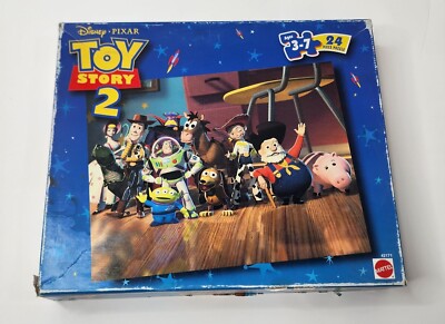 Toy Story 2 - 24 Piece Puzzle - The Gang's All Here - Mattel - Complete - Read 
