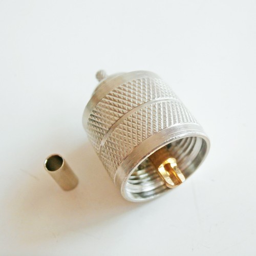 UHF PL-259 male plug crimp lot connector for RG174 RG316 LMR100 Coaxial cable - Picture 4 of 4