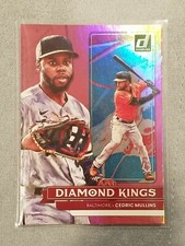 2022 Donruss Baseball Cedric Mullins Diamond Kings Holo Pink # 5