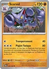 Carte Pokémon Scorvol 092/182 EV04 Faille Paradoxe Peu Commune FR