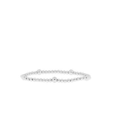 S 1x8 patterned ball bracelet (6mm X 4mm) - Marlyn Schiff 