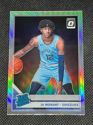 Ja Morant 2019-20 Optic Holo Silver Prizm Rated Rookie RC SP #168 Grizzlies