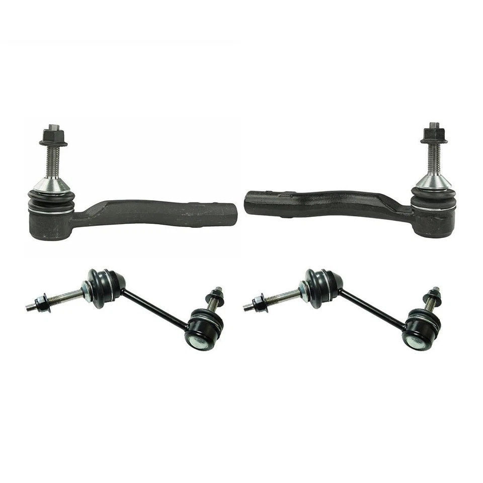 Barra estabilizadora de extremo de varilla de amarre delantera Mevotech 4 piezas para Mercury Marauder 2003-2004 Foto 2 de 4