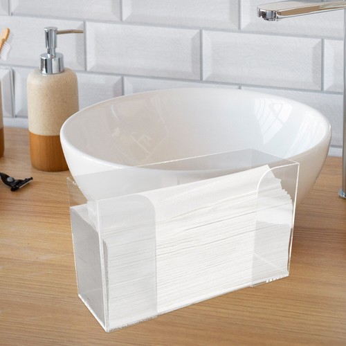 Contenedor de pañuelos de papel para escritorio de oficina dispensador de toallas para invitados - Imagen 5 de 12