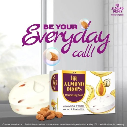 Bajaj Almond Drops Moisturising Soap 100g (100g X 5) - Picture 8 of 11