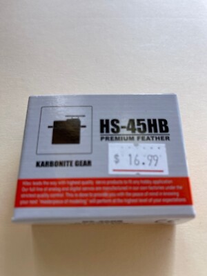 Hitec HS-45HB Premium Feather Servo [HRC33045S] Karbonite Gear