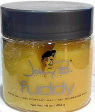 Johnny B Fuddy Matte Styling Hair Gel 16 oz. Jar