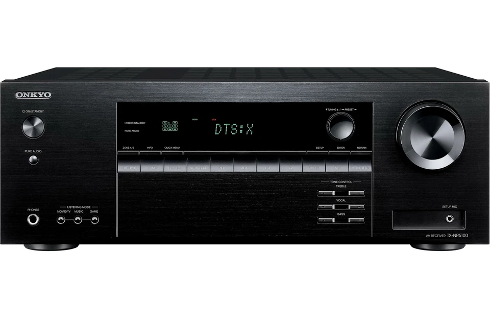 Onkyo TX-NR5100 7.2-Channel 8K Home Theater AV Receiver - 2021 Model