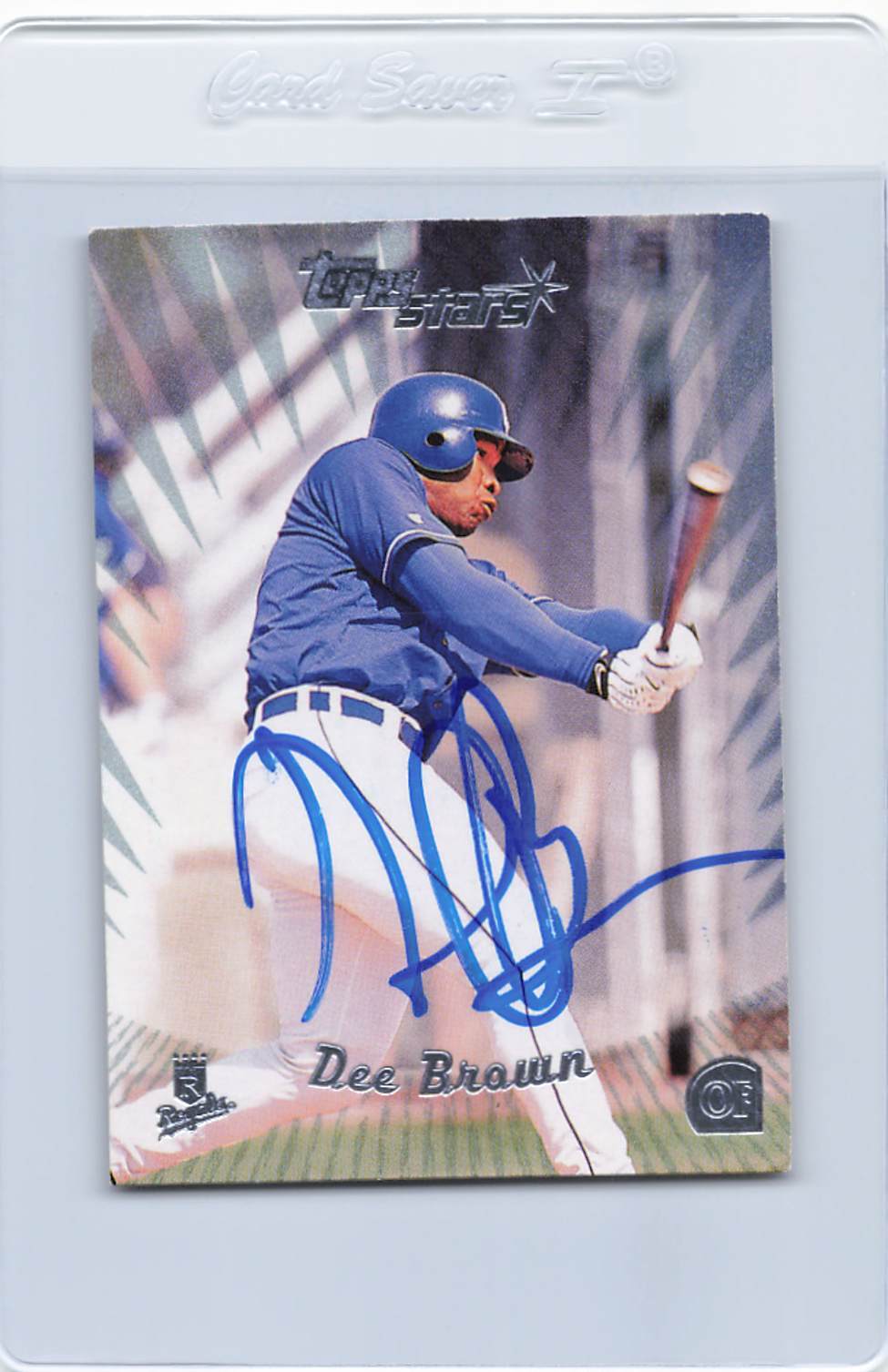 2000 Topps Stars #126 Dee Brown Royals Signed Auto *K3935