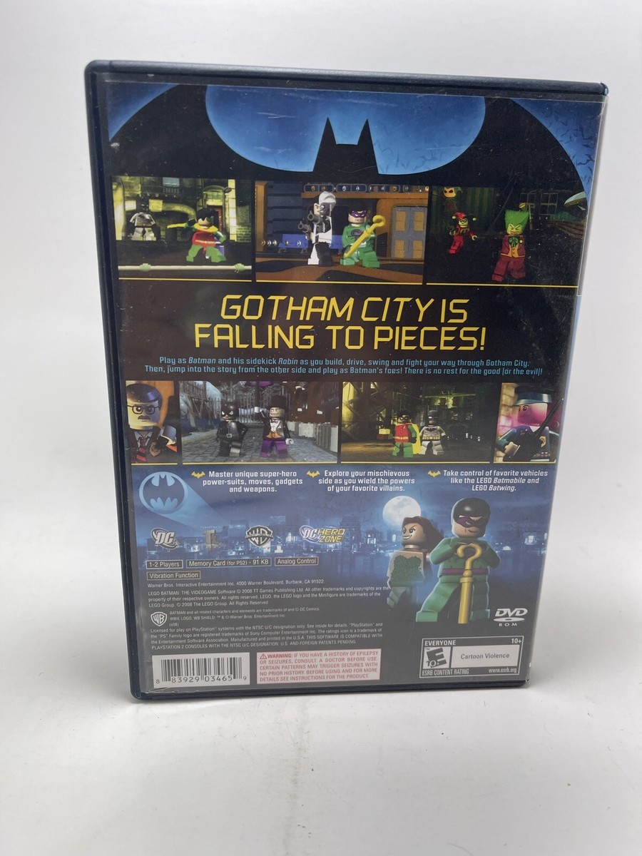 LEGO Batman: The Videogame (Sony PlayStation 2, 2008) 883929020713