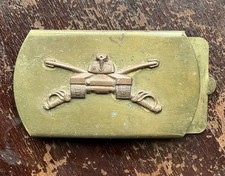 US Army Armored School Tank Belt Buckle