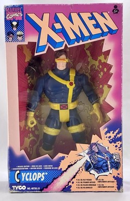 CYCLOPS DELUXE EDITION X-MEN CYCLOPE GIANT 25,5 CM TYCO EURO BOX MARVEL 1993