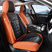 Front Car Seat Covers, Leather Seat Covers for Cars, Waterproof Car Seat Protect