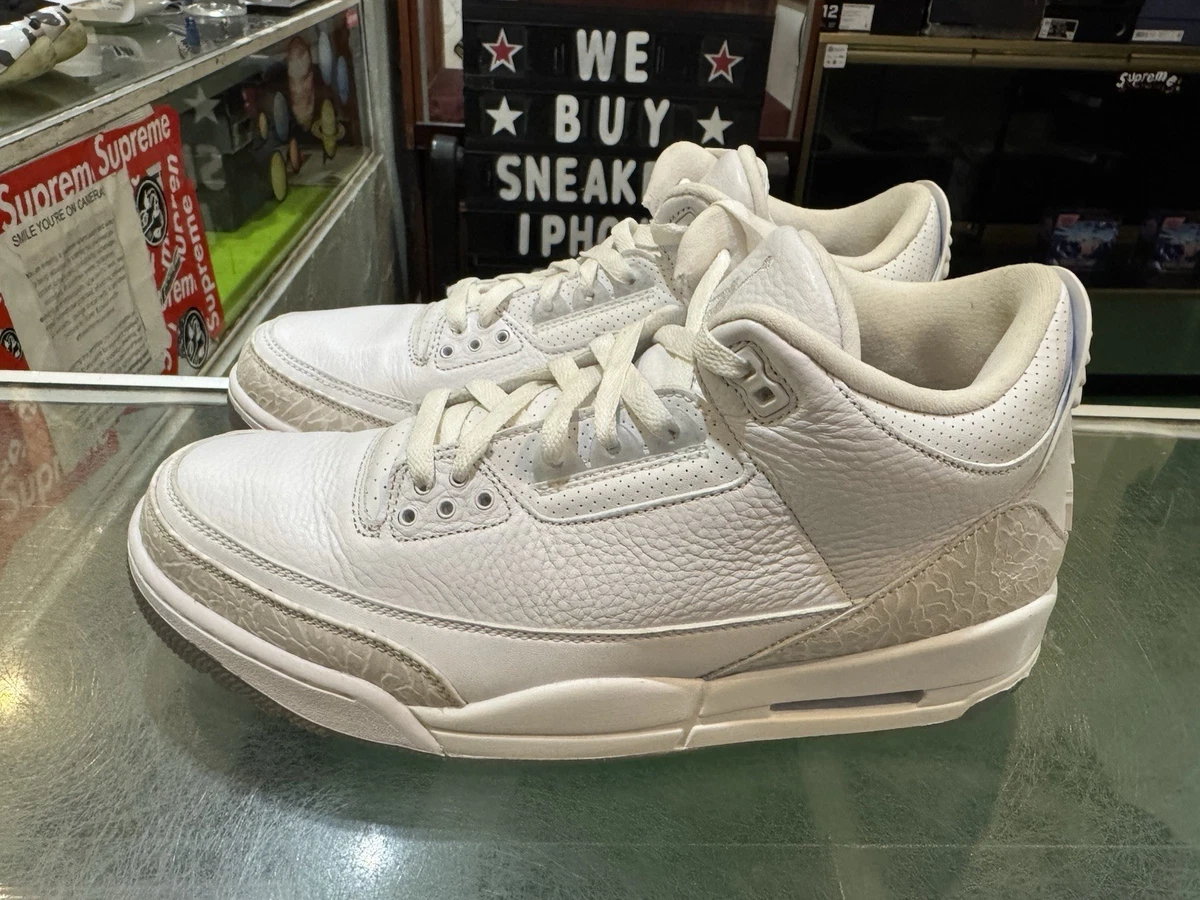 Preços baixos em Jordan 3 Retro Triple White | eBay
