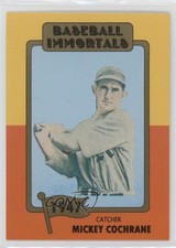 1980 SSPC Baseball Immortals 1st Printing MLB Logo Mickey Cochrane #50 HOF 0ot5