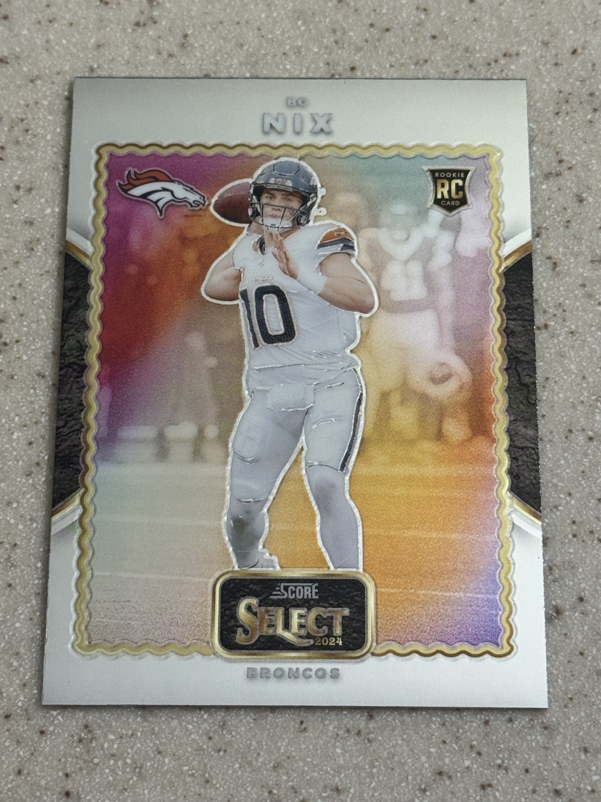 2024 Panini Select - Score Select Throwback Bo Nix #23 (RC)