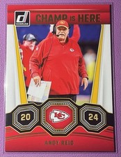 2024 Panini Donruss Football Champ Is Here Andy Reid #20 Kansas City Chiefs