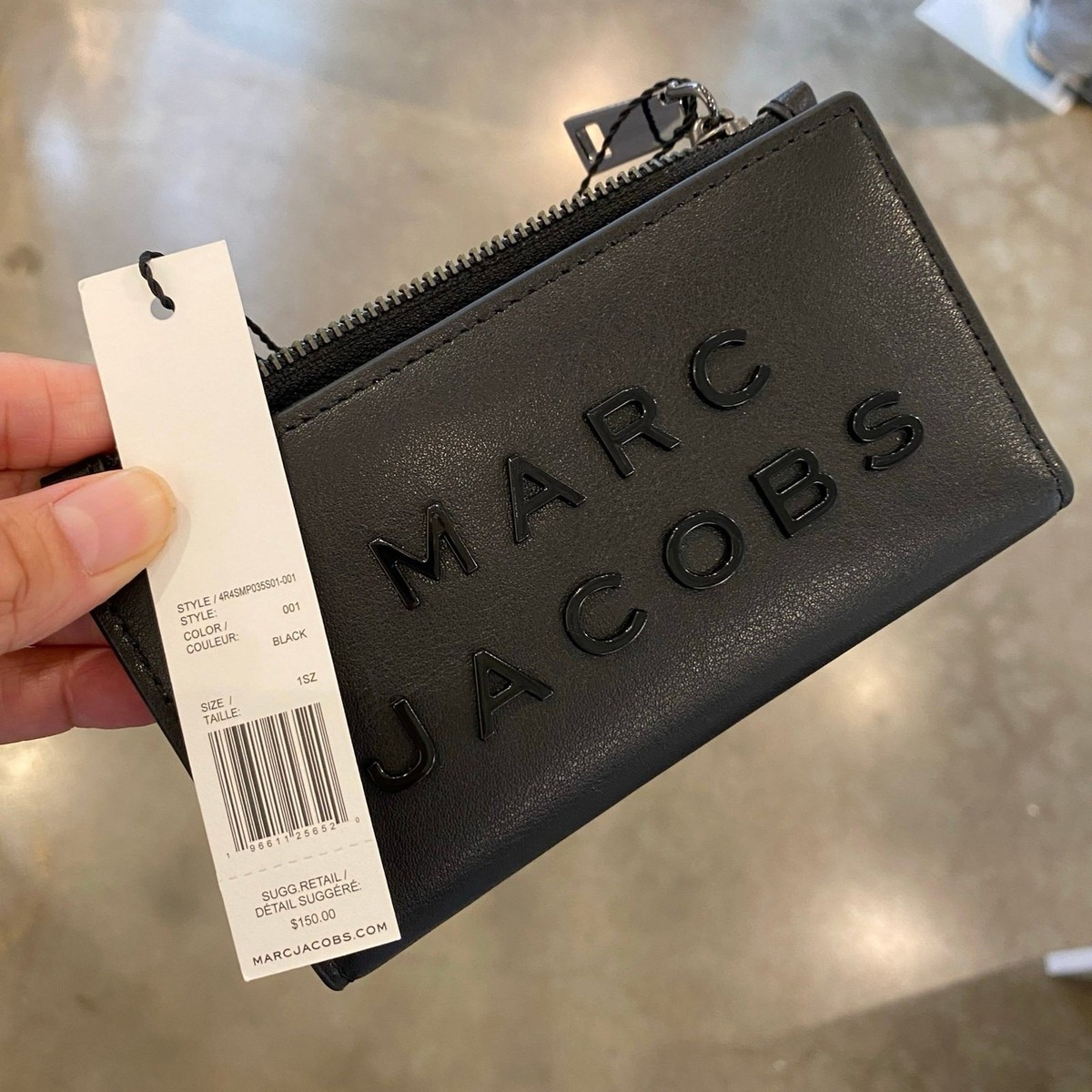 Marc Jacobs 4R4SMP035S01 Slim Bifold Wallet In Black | eBay