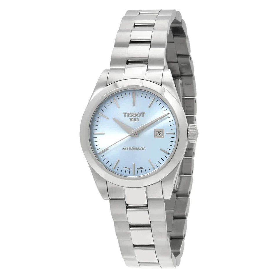 Tissot T-Classic Automatic Blue Dial Ladies Watch T1320071135100