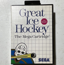 SEGA Great Ice Hockey (Sega Master System) Mega Cartridge w/ Manual