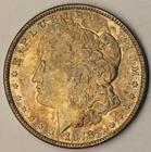 1878 S  Morgan Silver Dollar UNC BU Toning Rainbow Choice Bu