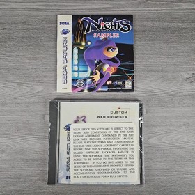 Sega Saturn Netlink Internet Modem CIB Complete Box, Disc,  Manuals and Cables