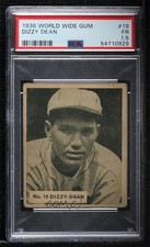 1936 World Wide Gum Big League V355 Dizzy Dean #19 PSA 1.5 HOF 1q7