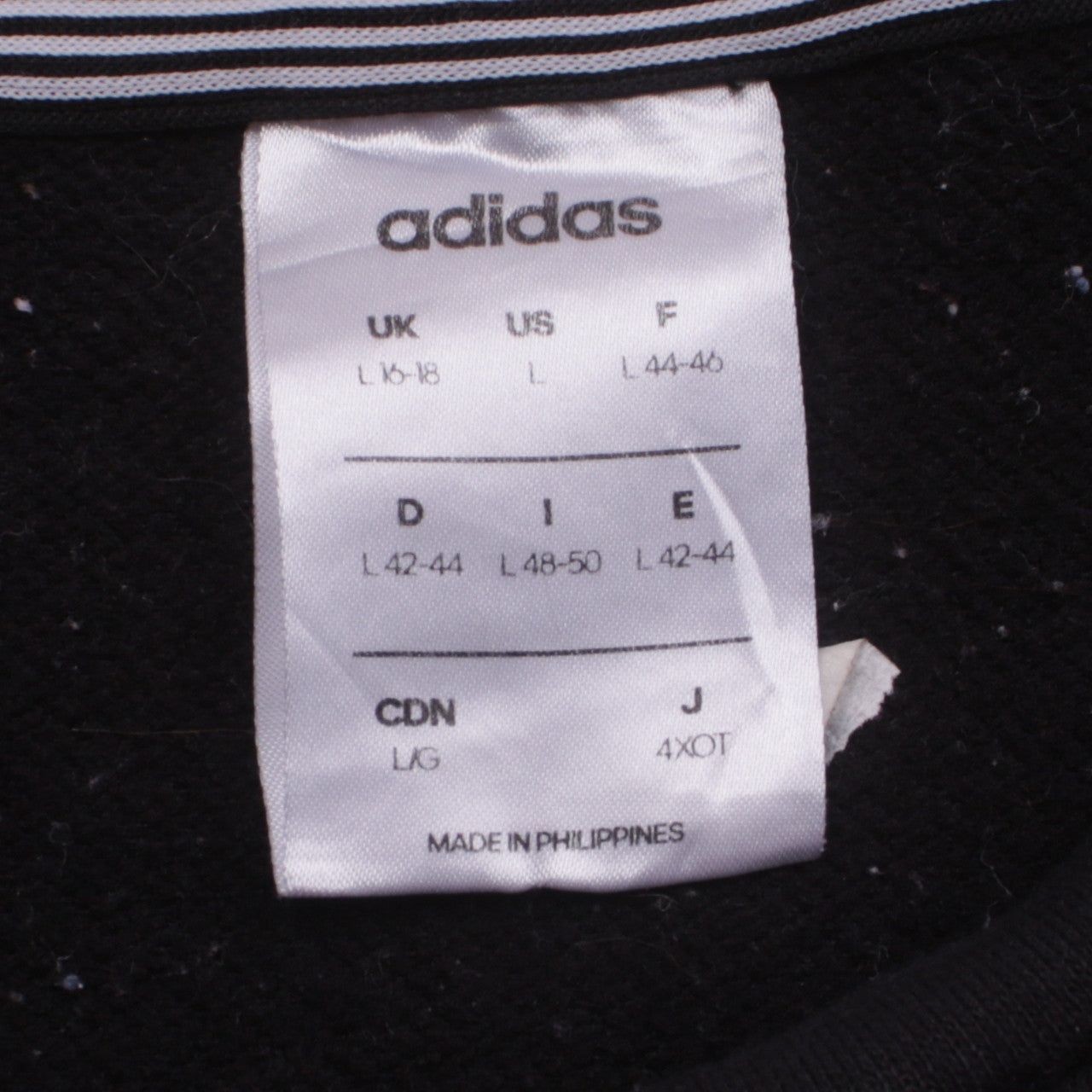 Adidas Black Sweatshirt Womens L image 4