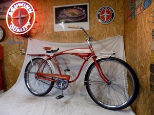 1960s HIAWATHA MENS TANK BIKE SPACELINER SEARS FLITELINER JC HIGGINS MURRAY JET!