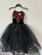Curtain Call Red And Black Ballet Ciostume Women s Medium